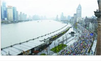 奔跑的上海:魅力賽道展現城市美景(組圖)